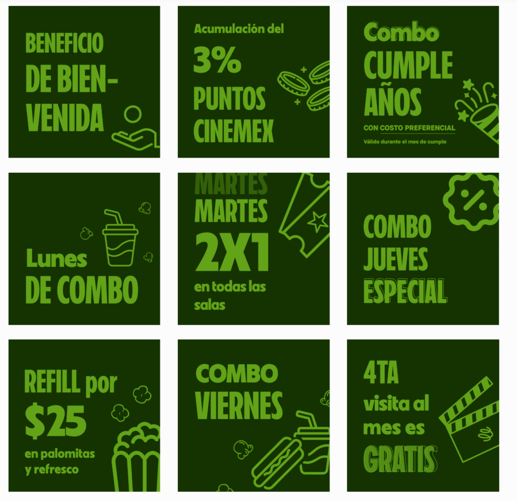 Captura de pantalla beneficios Nivel One.