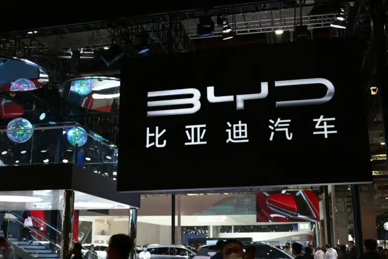 Agencia de autos BYD en China