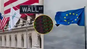 Caída en Wallstreet y banca europea