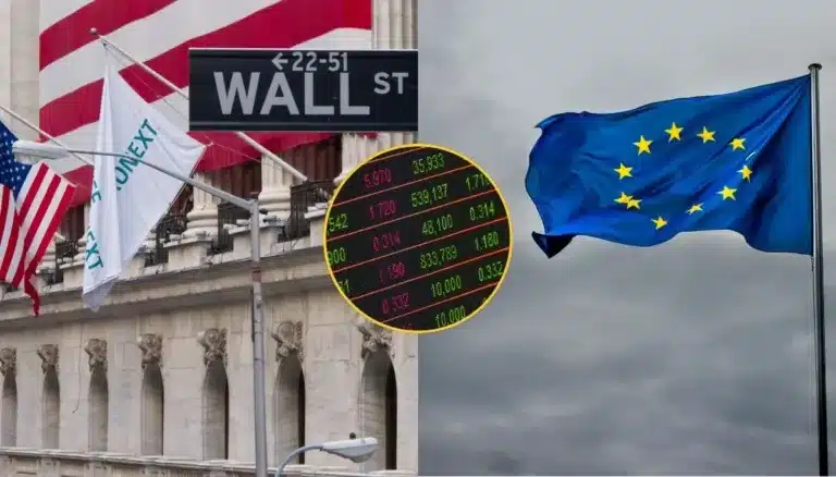 Caída en Wallstreet y banca europea