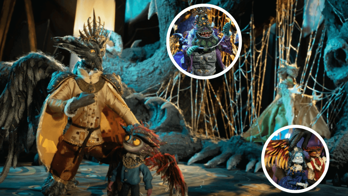 Monstruos Soy Frankelda frente a la cueva de 20 metros