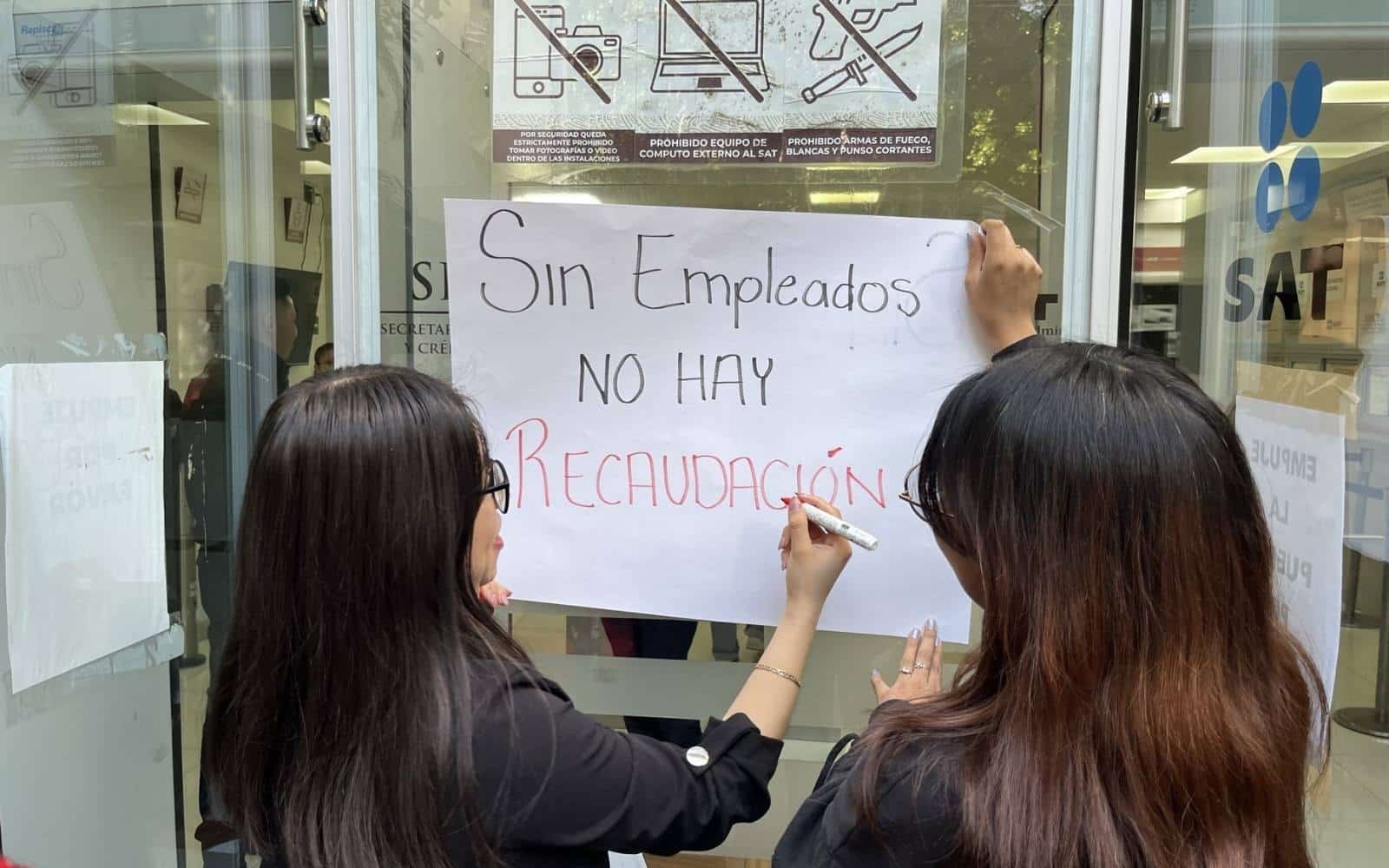 Sin Empleados no hay recaudación SAT