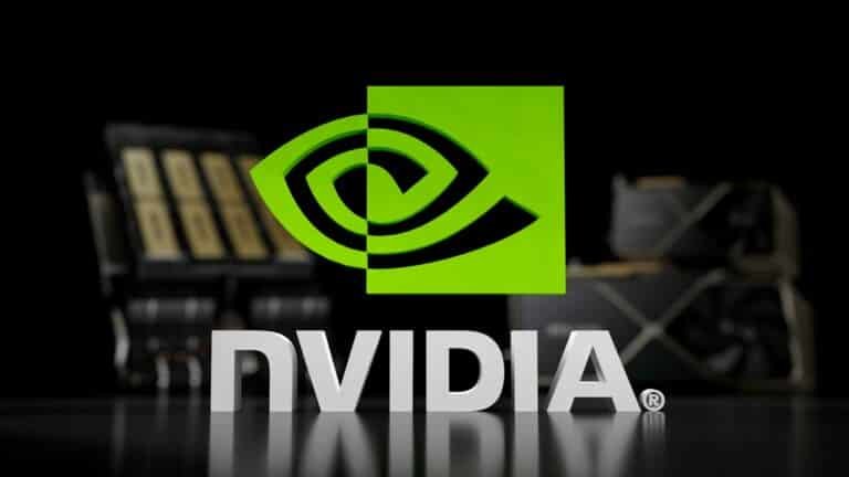el logotipo de Nvidia se muestra en una tabla