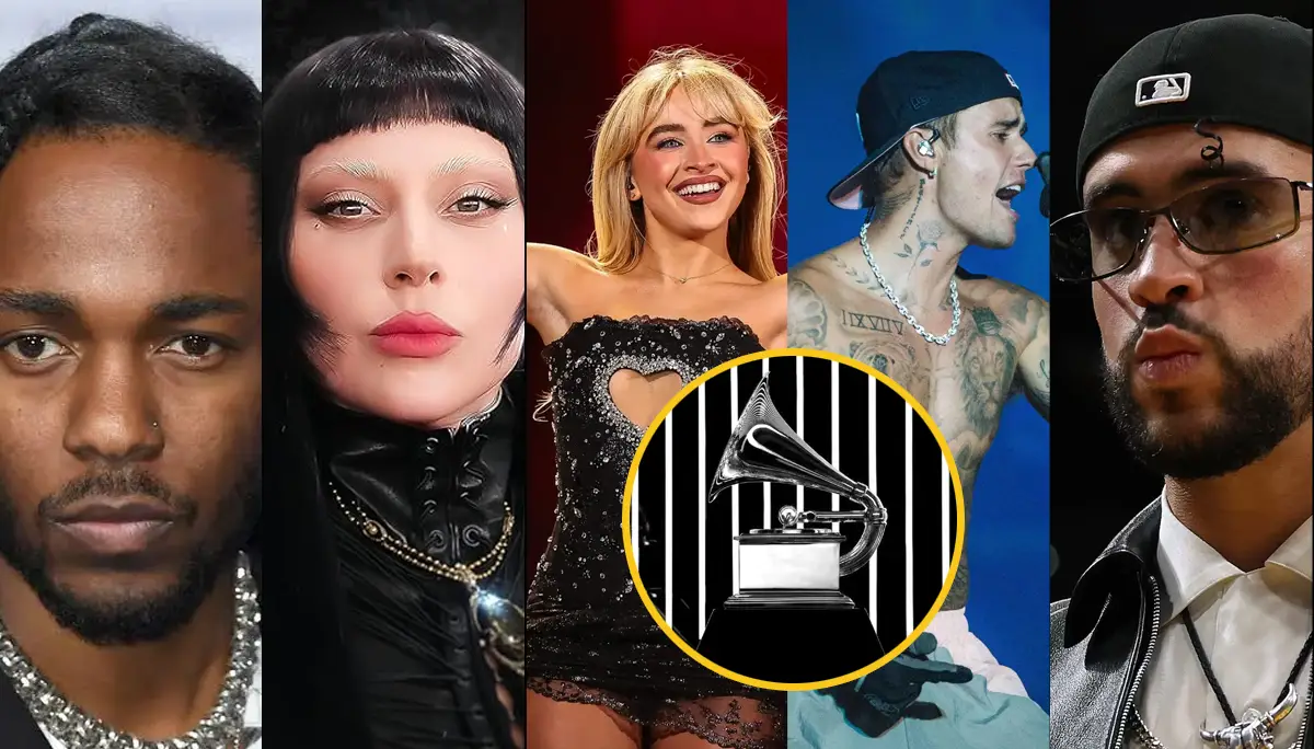 Nominados a los Grammy 2026 en Los Ángeles.