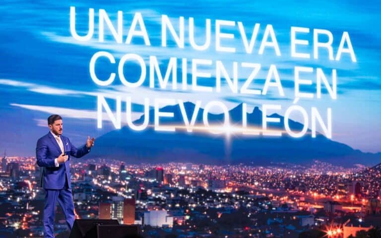 Samuel García en el evento México IA+ | Inversión Acelerada organizado por la Secretaría de Economía Federal en colaboración con el CCE y CIPRE Holding