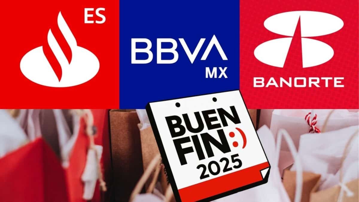 Promociones Bancarias Banorte, BBVA y Santander Buen Fin 2025