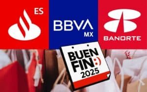 Promociones Bancarias Banorte, BBVA y Santander Buen Fin 2025
