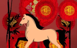Año nuevo chino 2026 caballo de fuego