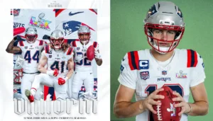 Patriots uniforme Super Bowl LX