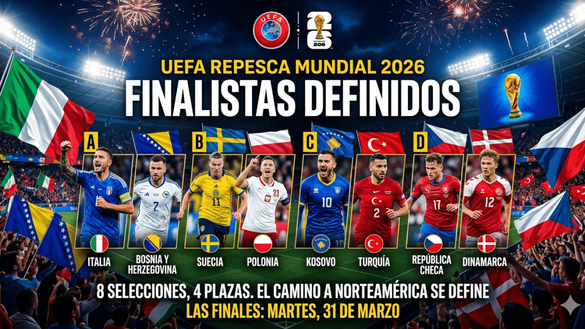 ¡Vaya jornada de infarto hemos vivido hoy! La UEFA ha definido a sus finalistas para la repesca del Mundial 2026, y si algo nos ha quedado claro, es que en el fútbol europeo ya no se puede dar nada por sentado.