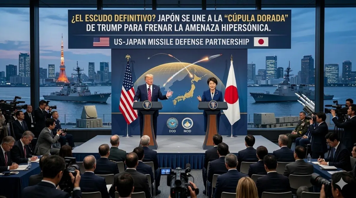 Japón ha confirmado su intención de integrarse formalmente en la "Cúpula Dorada" (Golden Dome)