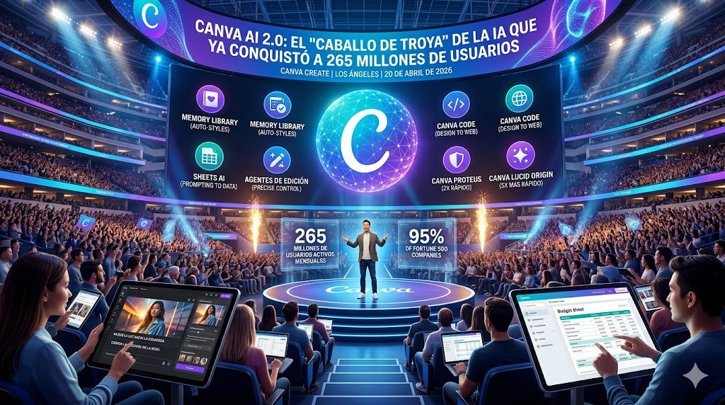 El gigante del diseño gráfico ha dado el golpe definitivo en la carrera tecnológica. Mientras el mundo debate sobre ChatGPT o Gemini, Canva ha integrado la inteligencia artificial