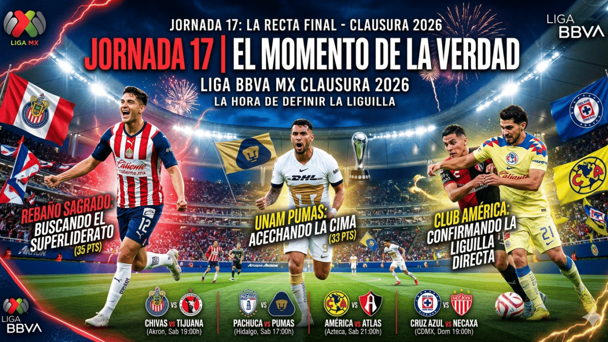 ¡El torneo Clausura 2026 está que arde! Estamos en esa fase donde cada gol se grita como si fuera una final y donde las calculadoras están echando humo.