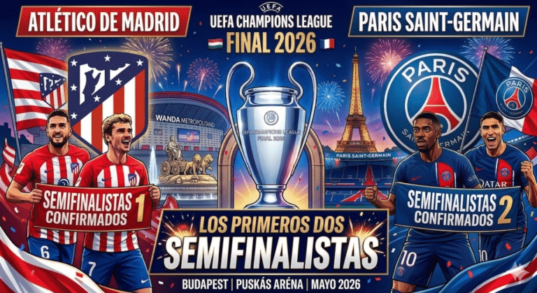 ¡Noche de emociones fuertes en Europa! Los cuartos de final de la UEFA Champions League 2025-26 han definido hoy a sus dos primeros semifinalistas tras dos batallas de estilos opuestos.