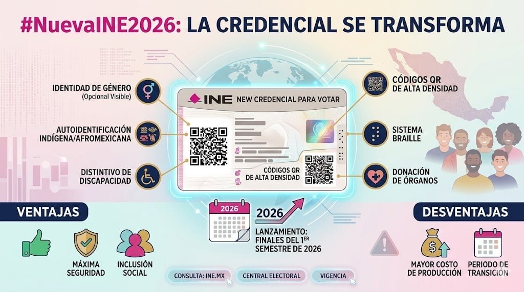 Información actualizada sobre la evolución de la identificación oficial más importante de México.