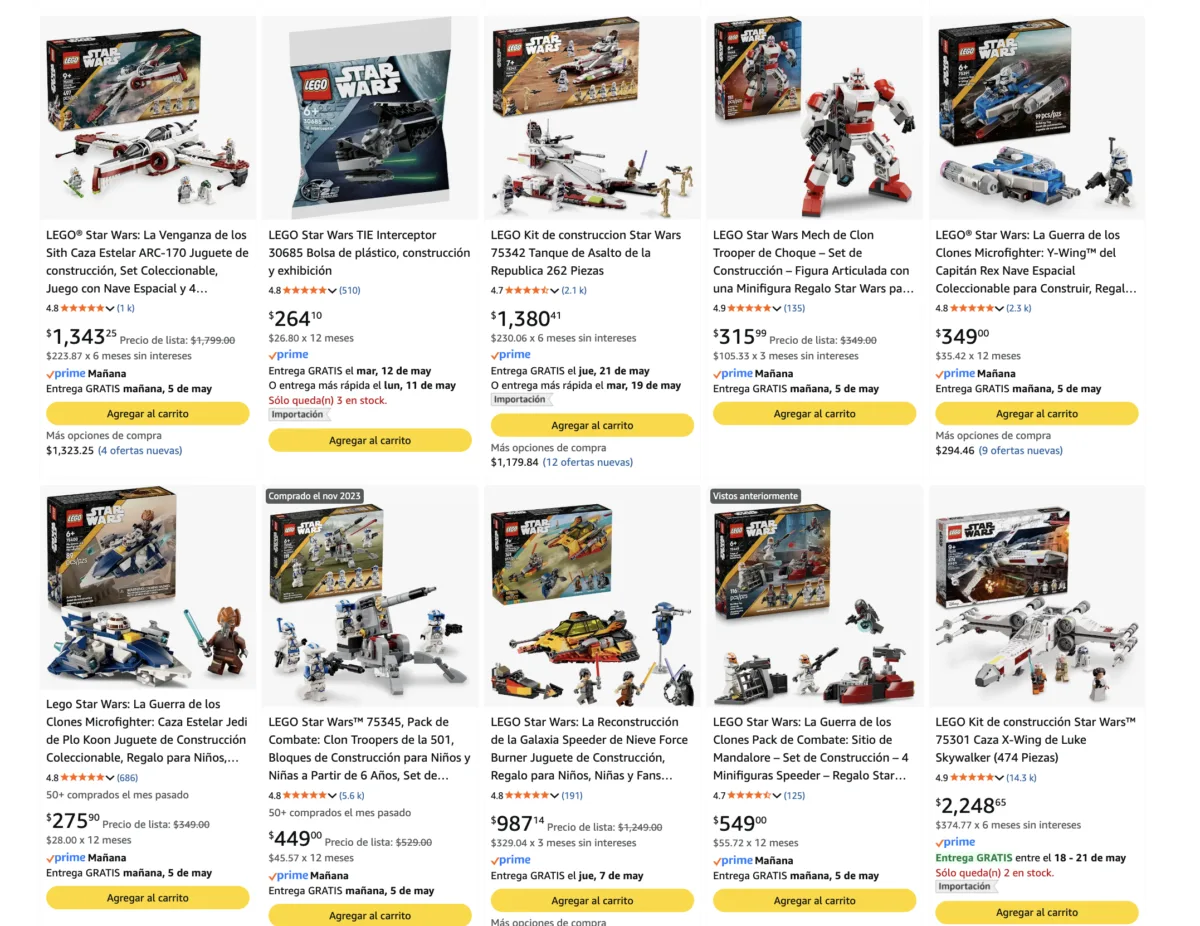 Guía de ofertas Amazon: Cómo comprar LEGO Star Wars a precio de remate este Star Wars Day