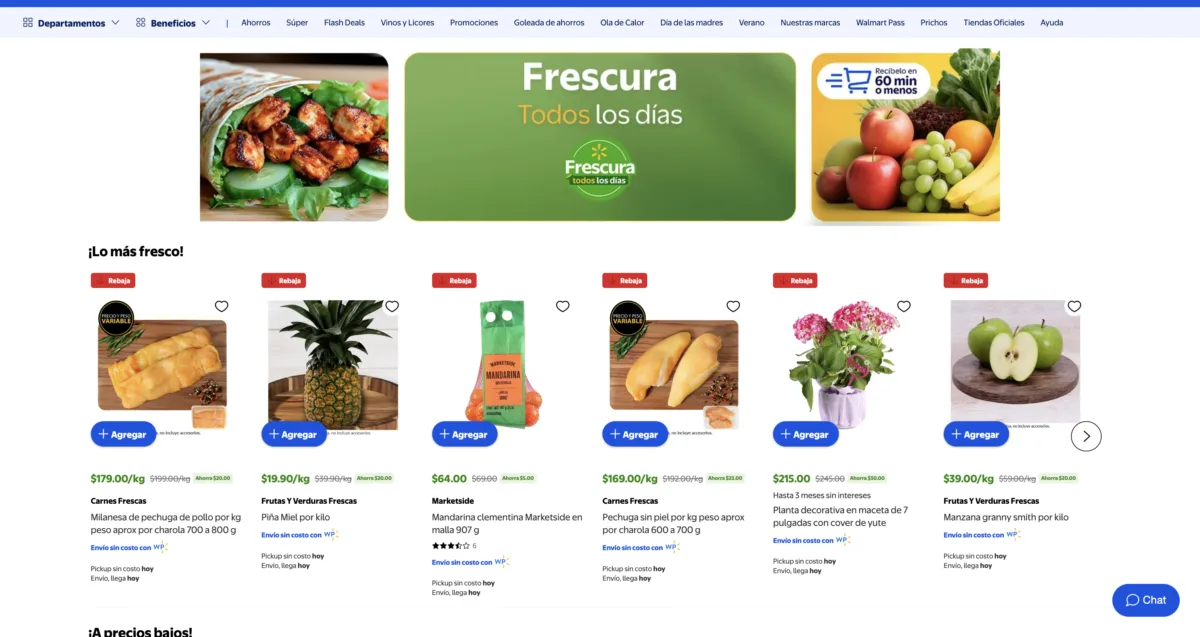 Haz rendir tu dinero con el Martes de Frescura de Walmart hoy 5 de mayo.