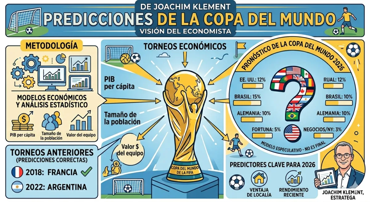 Tras acertar con precisión matemática los campeones de 2014, 2018 y 2022, el estratega alemán lanza una predicción que sacude el mundo del fútbol