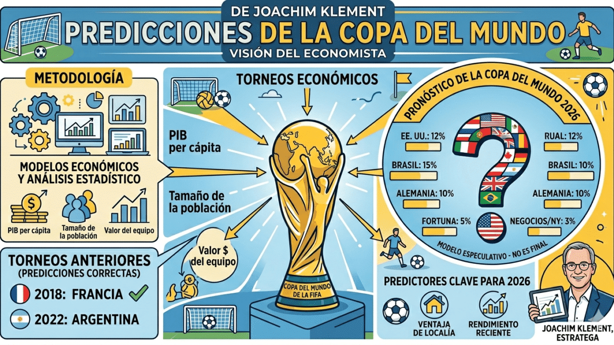Tras acertar con precisión matemática los campeones de 2014, 2018 y 2022, el estratega alemán lanza una predicción que sacude el mundo del fútbol