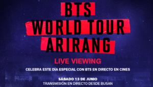 Transmisión en vivo del concierto Arirang de BTS desde el estadio de Busan.