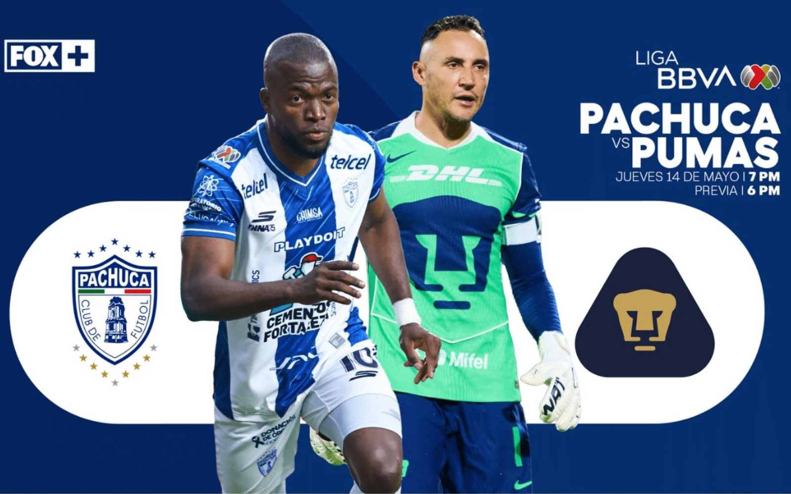 Pachuca vs. Pumas HOY: alineaciones, horarios y dónde ver la semifinal ...