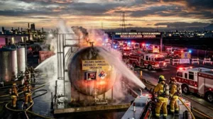 Declaran emergencia en el condado de Orange por riesgo inminente de explosión química