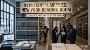 Abren en Nueva York biblioteca física con 3.5 millones de archivos que exponen los vínculos del Presidente