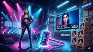 La estrella del pop británico-albanesa, Dua Lipa, ha encendido las alarmas en la industria legal y tecnológica