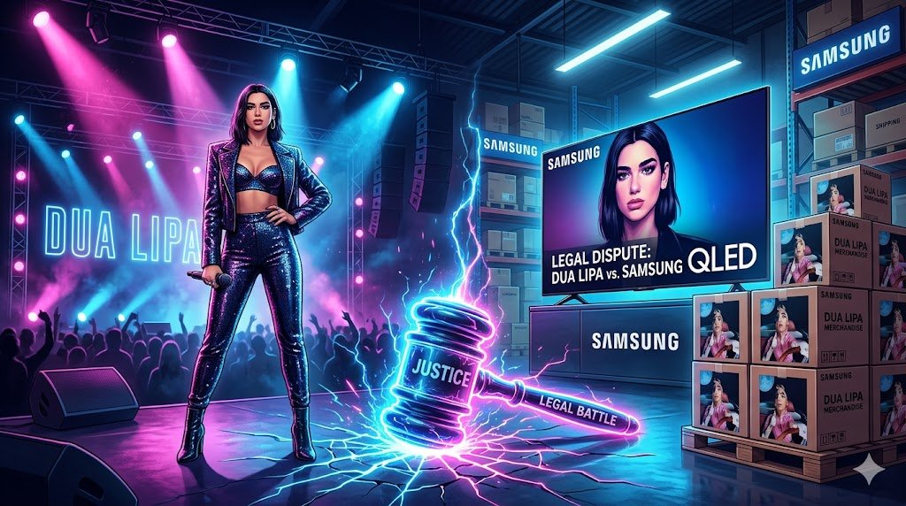 La estrella del pop británico-albanesa, Dua Lipa, ha encendido las alarmas en la industria legal y tecnológica