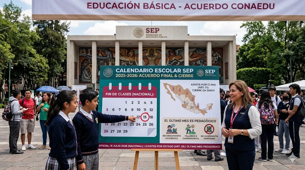 Secretaría de Educación Pública (SEP) ha puesto fin a la controversia nacional respecto al cierre del ciclo escolar 2025-2026