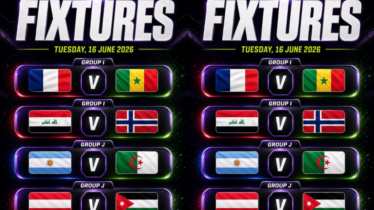 4 Partidos claves sacuden el Mundial 2026 este martes 16 de junio