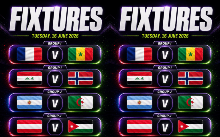 4 Partidos claves sacuden el Mundial 2026 este martes 16 de junio
