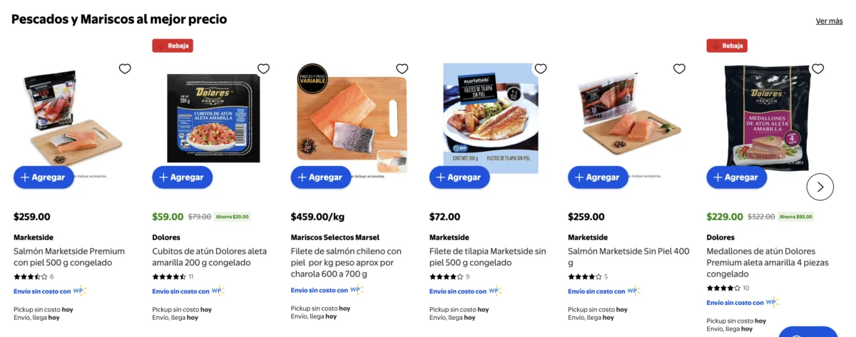 Oferta en Cubitos de atún Dolores aleta amarilla 200 g congelado a $59 pesos y rebaja en Medallones de atún Dolores Premium aleta amarilla 4 piezas a solo $229 pesos