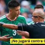 El árbitro no perdonó y mandó a las regaderas a César Montes, Sphephelo Sithole y Themba Zwane antes del silbatazo final.