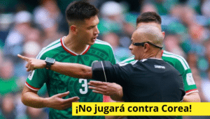 El árbitro no perdonó y mandó a las regaderas a César Montes, Sphephelo Sithole y Themba Zwane antes del silbatazo final.