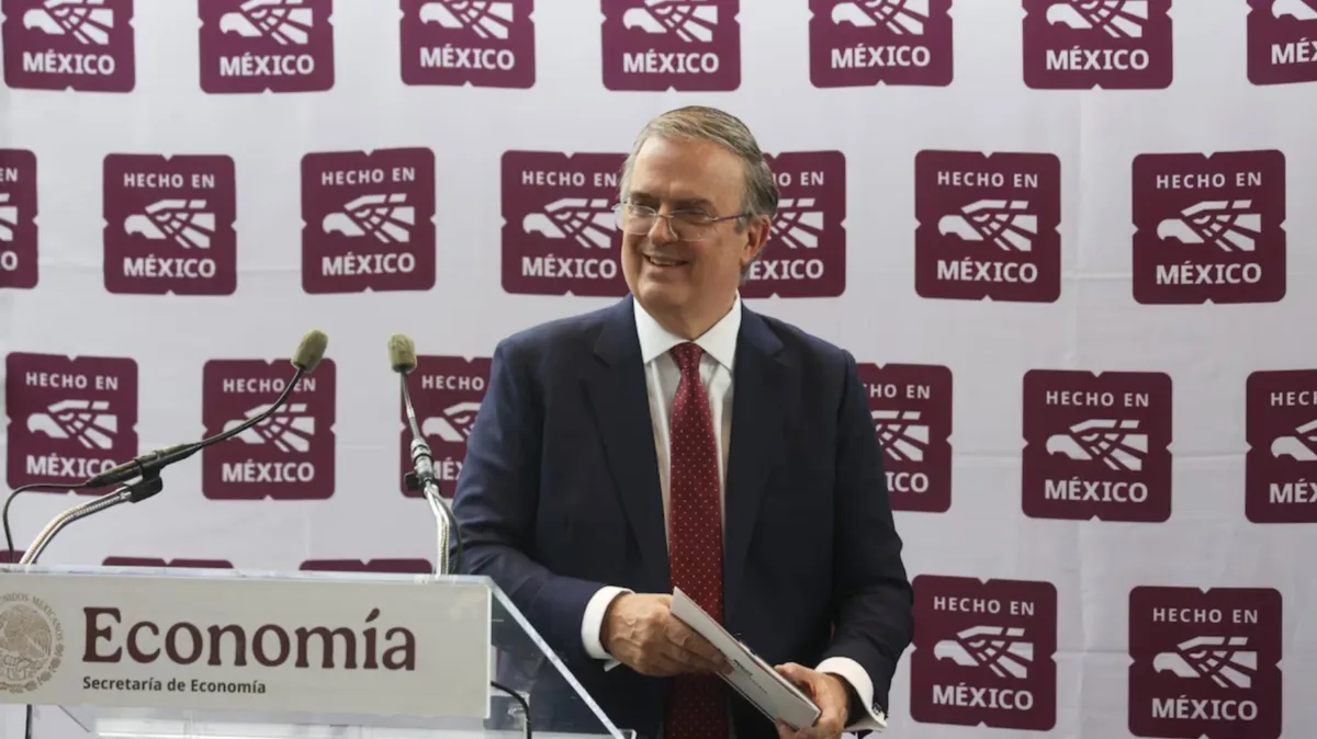 El secretario de economía Marcelo Ebrard lidera el equipo negociador del T-MEC