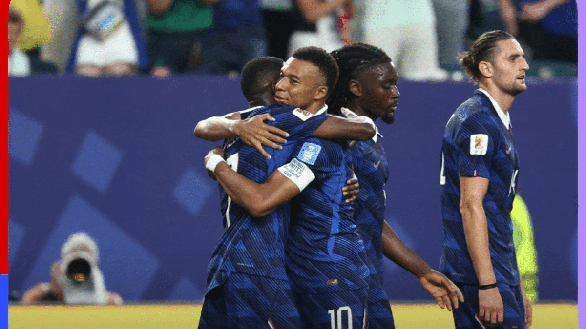 Francia gana a Irak 3-0 con doblete de Mbappé y se pone líder del Grupo I