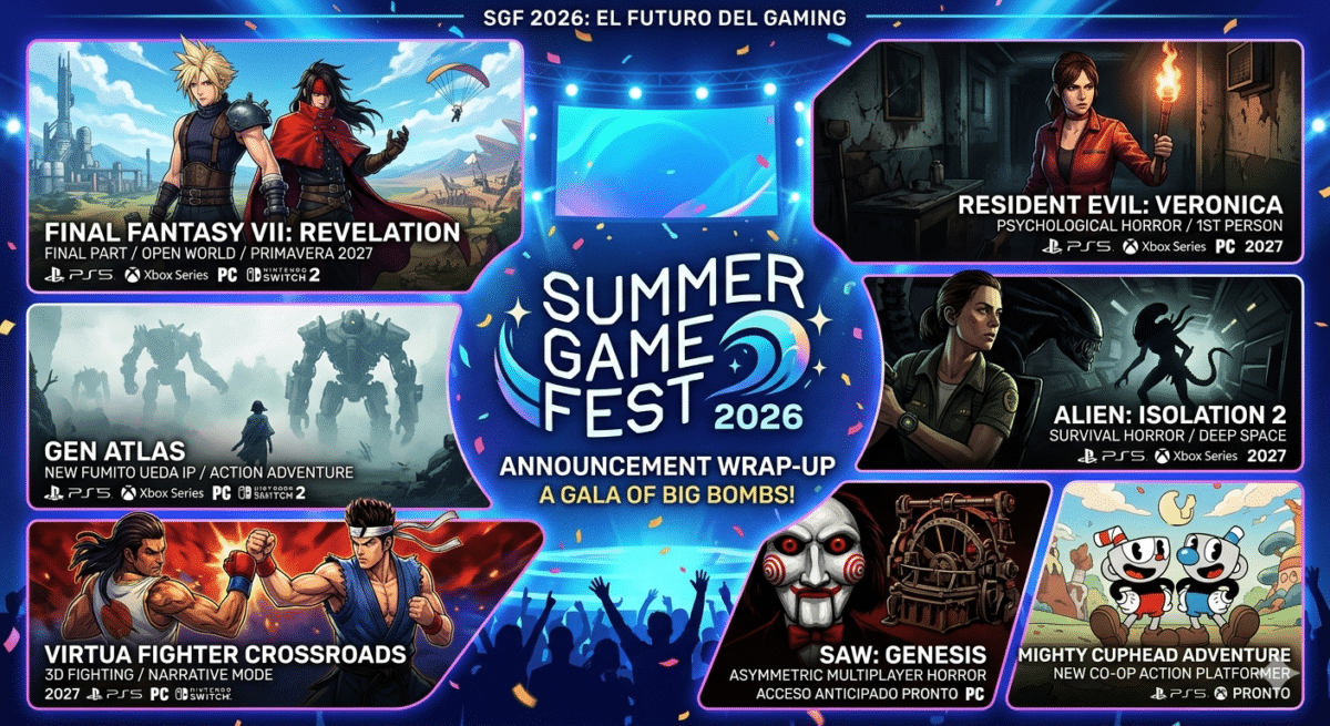 La edición 2026 del Summer Game Fest, capitaneada una vez más por Geoff Keighley, ha dejado claro que la industria de los videojuegos se prepara para un periodo dorado entre finales de este año y el esperado 2027.