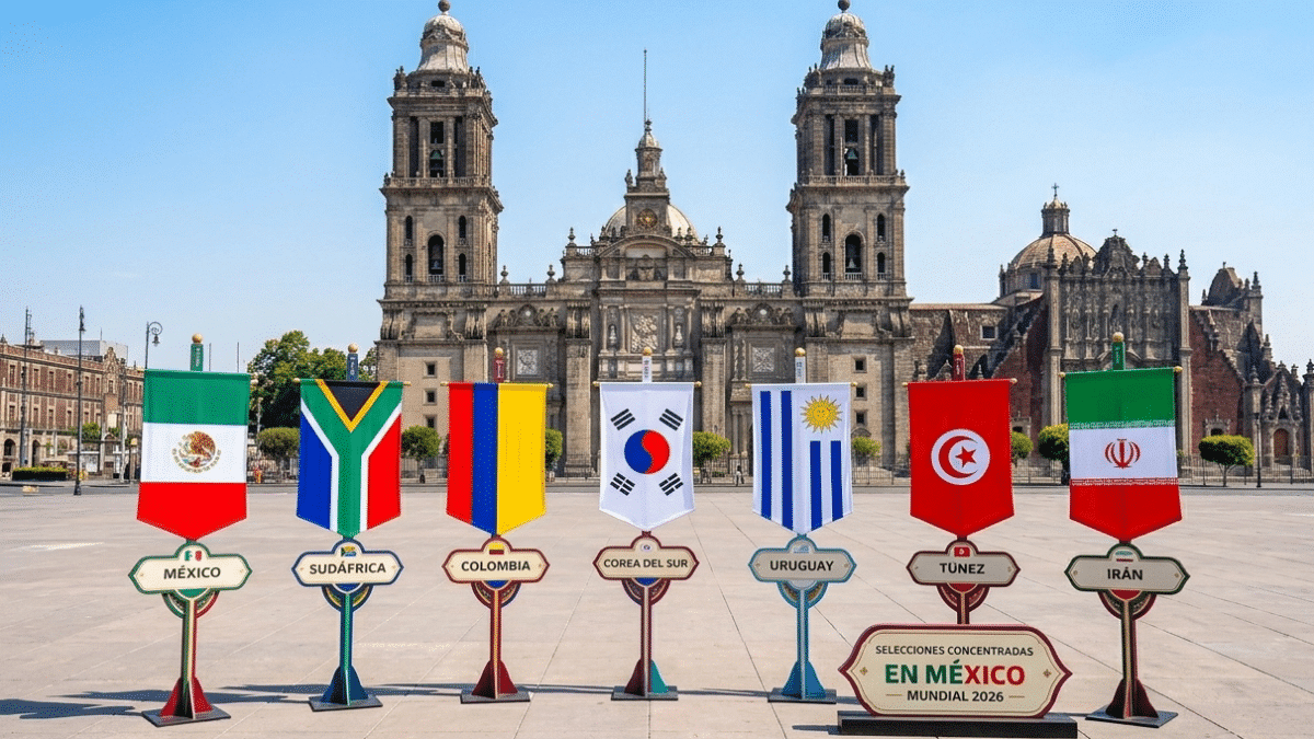 siete selecciones nacionales han elegido a México como su hogar oficial y centro de operaciones de cara a la fase de grupos.