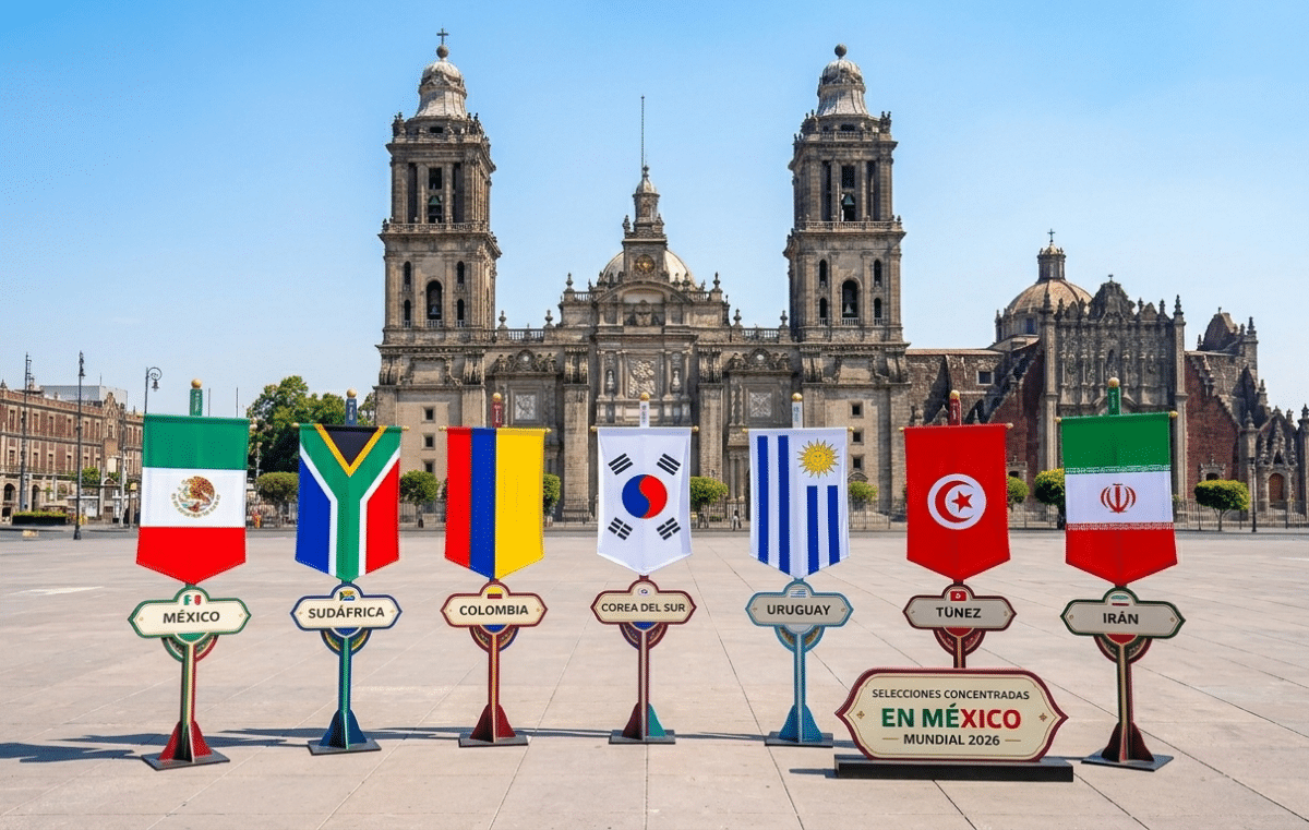 siete selecciones nacionales han elegido a México como su hogar oficial y centro de operaciones de cara a la fase de grupos.