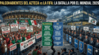 A solo 48 horas de que ruede el balón en el partido inaugural entre México y Sudáfrica, el Estadio Azteca (rebautizado oficialmente por la FIFA como Estadio Ciudad de México) se encuentra envuelto en un tenso asedio legal y social.
