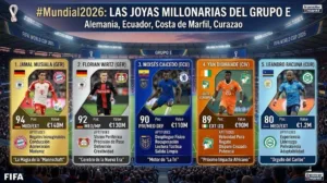 El análisis estratégico de las plantillas internacionales para la gran cita del Mundial de la FIFA 2026 sitúa al Grupo E