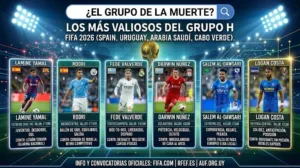 De Lamine Yamal a Fede Valverde: Los cracks que romperán las redes en el Grupo H del Mundial 2026