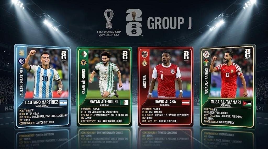 Las Joyas Millonarias y las Grandes Polémicas del Grupo J de la Copa del Mundo