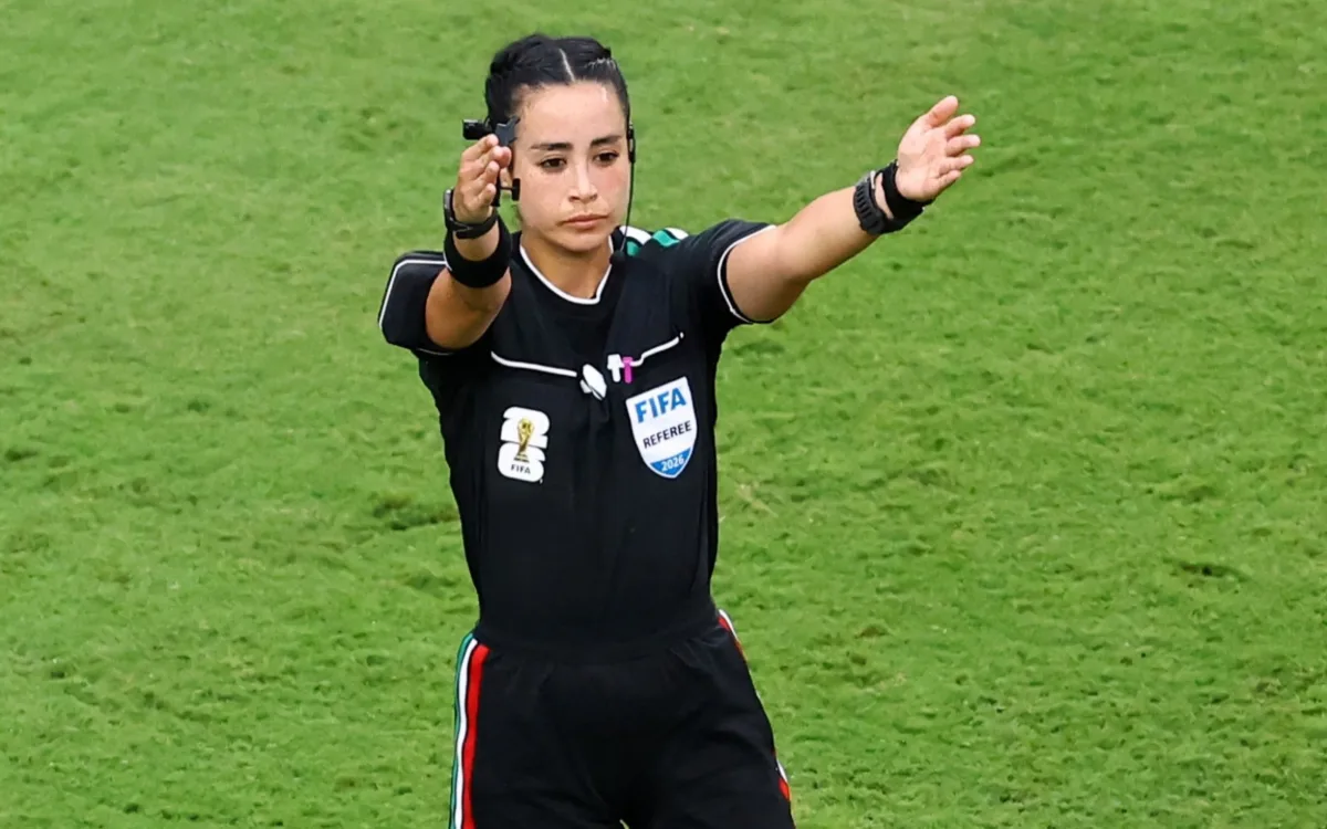 Katia García la primer mexicana en ser arbitró principal en un Mundial dirigiendo el Países Bajos vs Túnez