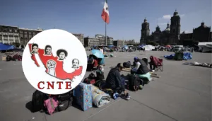 La CNTE firmó un acuerdo de 800 millones y suspendió su huelga justo cuando el Mundial llenaba el Centro Histórico de turistas.