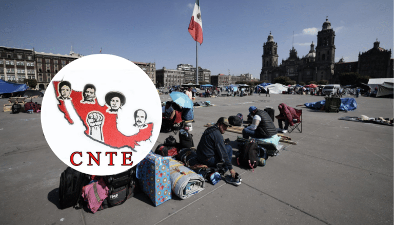 La CNTE firmó un acuerdo de 800 millones y suspendió su huelga justo cuando el Mundial llenaba el Centro Histórico de turistas.
