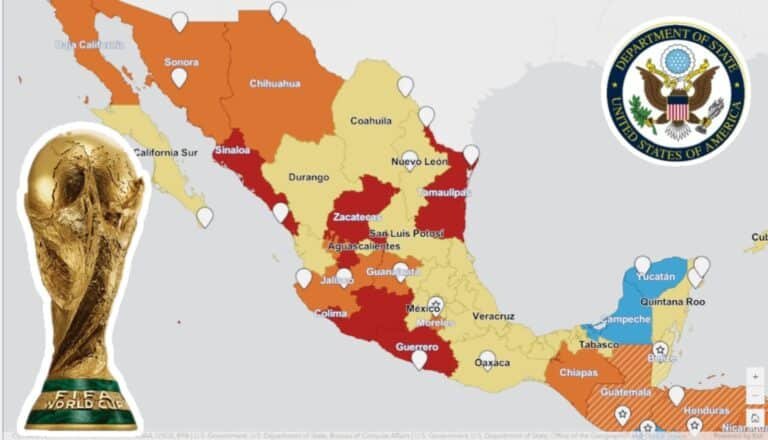 ¿Viajas al Mundial 2026? El gobierno de EE. UU. actualizó su alerta de viaje para México. Revisa el mapa de riesgo de la CDMX, Monterrey y Guadalajara.
