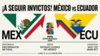 El Tri llega como favorito tras una sólida fase de grupos y el apoyo de su afición, mientras que Ecuador busca dar la sorpresa después de su destacada clasificación.