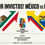 El Tri llega como favorito tras una sólida fase de grupos y el apoyo de su afición, mientras que Ecuador busca dar la sorpresa después de su destacada clasificación.